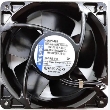 EBM Papst 4650N-465, 120x120x38mm, 230V