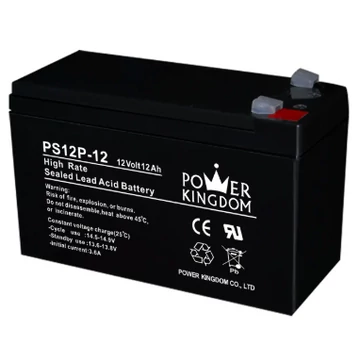 POWER KINGDOM 12V, 12Ah zselés akkumulátor