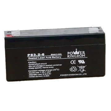 POWER KINGDOM 6V, 3.2Ah zselés akkumulátor
