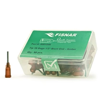 Tompa hegyű, egyenes műanyag-acél adagolótű